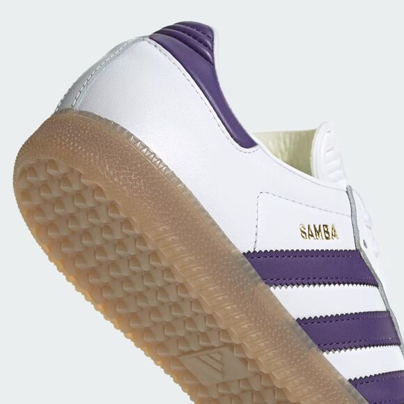 Adidas Samba Messi Indoor - Unisex Soccer Shoes White Purple IH8161 NEW - Picture 8 of 8